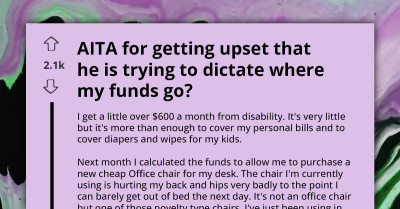 Man Goes Ballistic and Accuses Fiancée of Being ‘Wasteful’ for Attempting to Buy a New Office Chair to Ease Her Back Pain