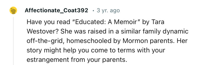 OP might need to check out this book. Anything at all that can help ease the pain is welcome