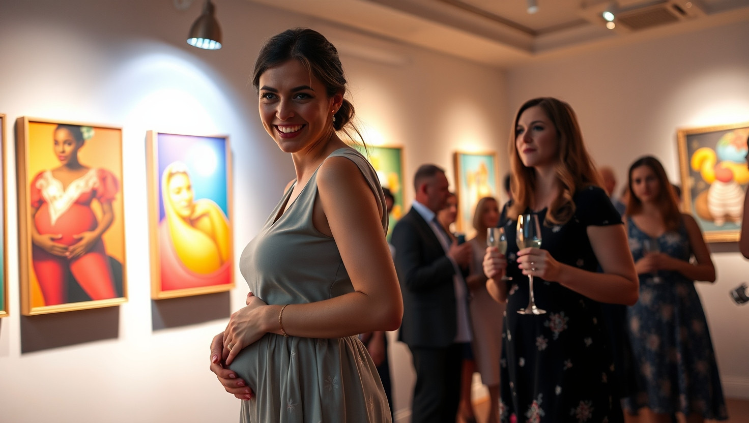 Did I Steal My Sisters Spotlight by Announcing My Pregnancy at Her Art Gallery Opening?
