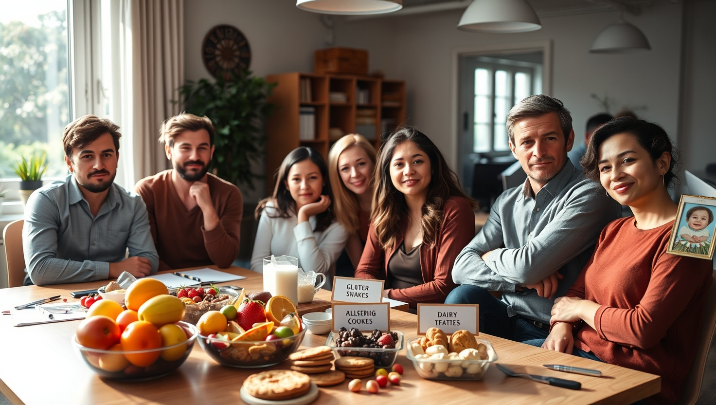 Should I Adjust My Snacking Habits for My Bosss Newborns Food Allergy?