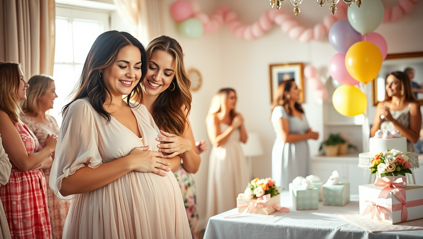 Debating Pregnancy Announcement Timing at Best Friends Baby Shower