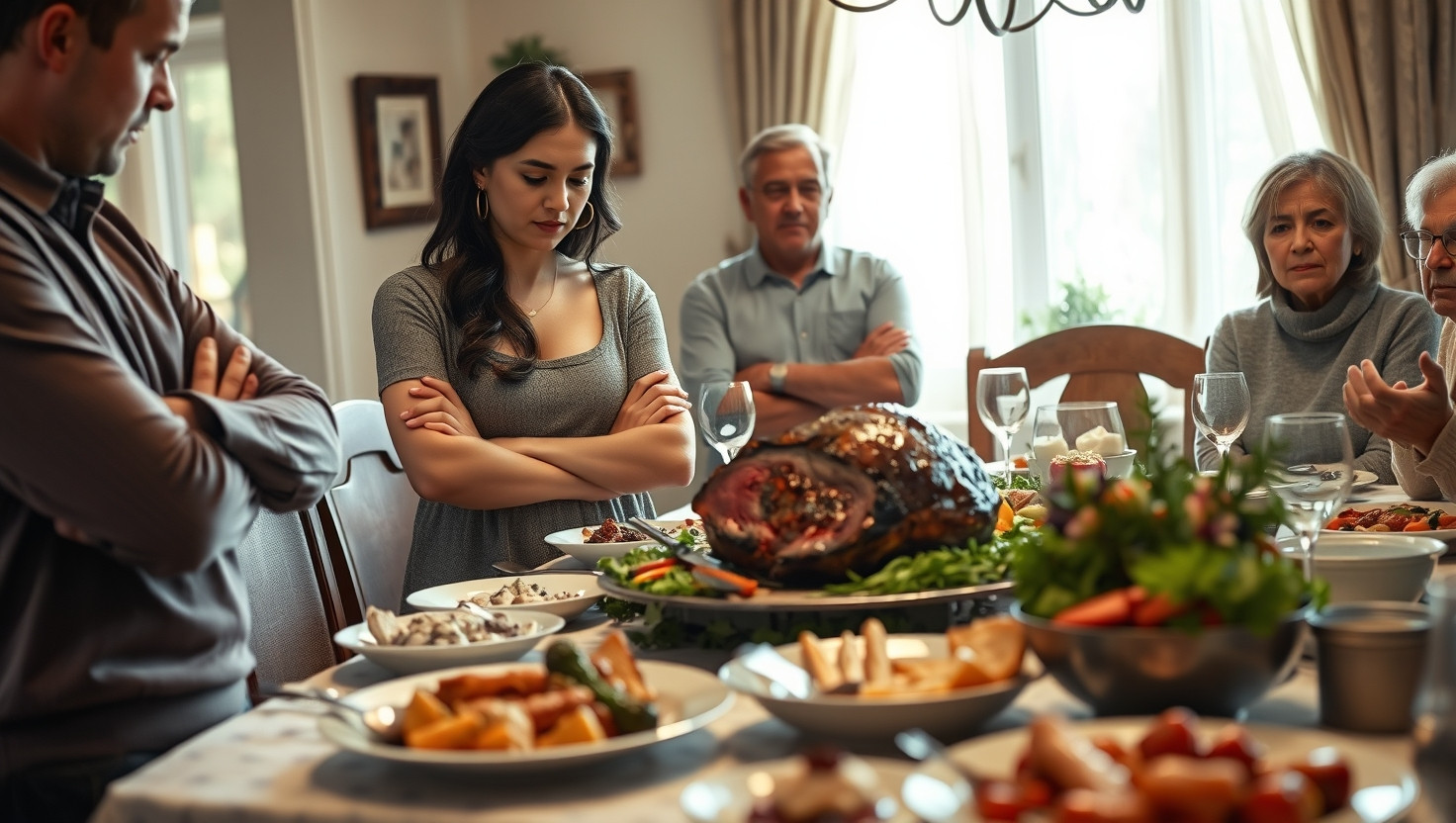 Family Dinner Drama: Sisters Vegan Request Sparks Heated Argument