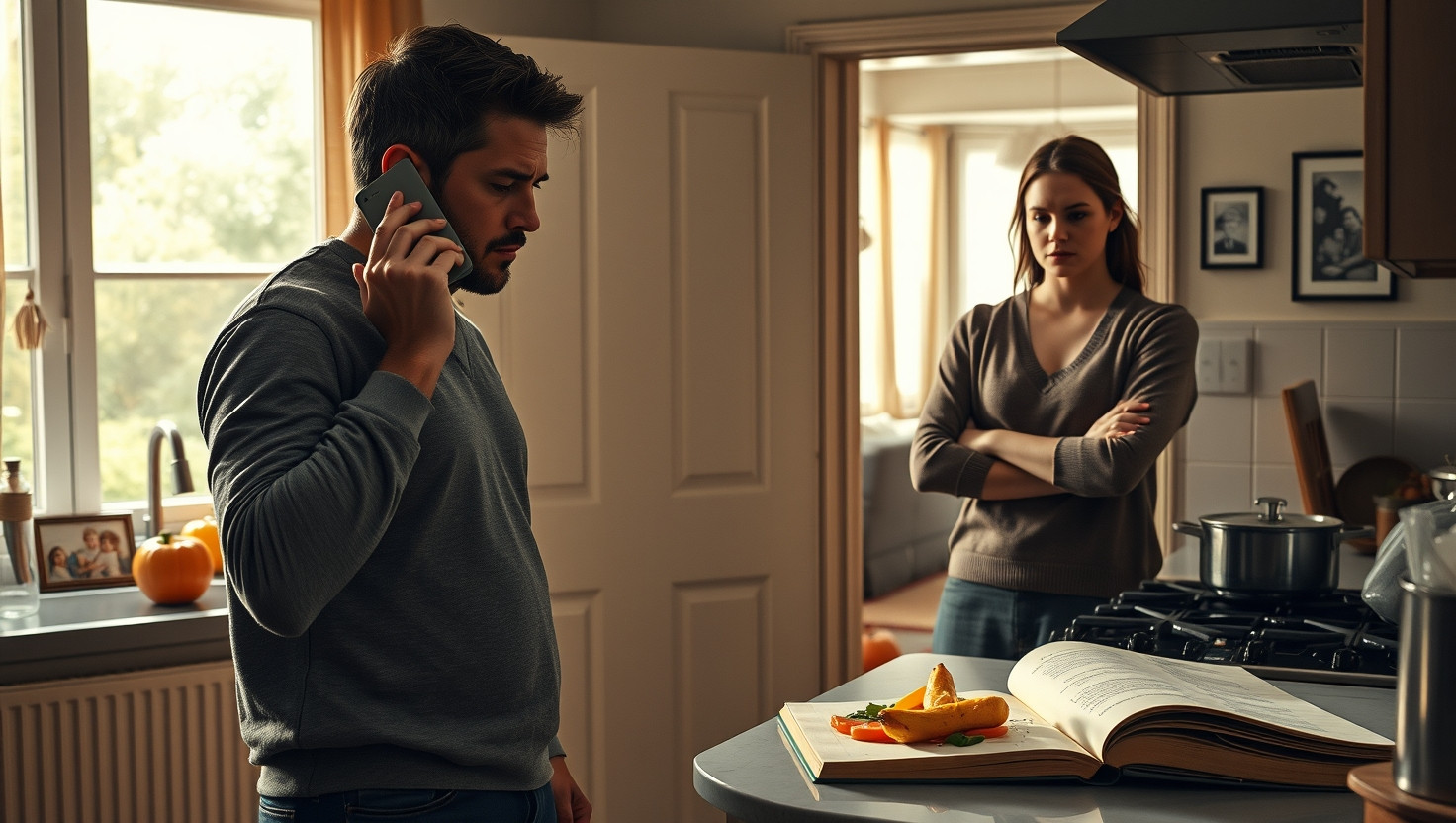 Seeking Parental Intervention While Cooking with Spouse: AITA?