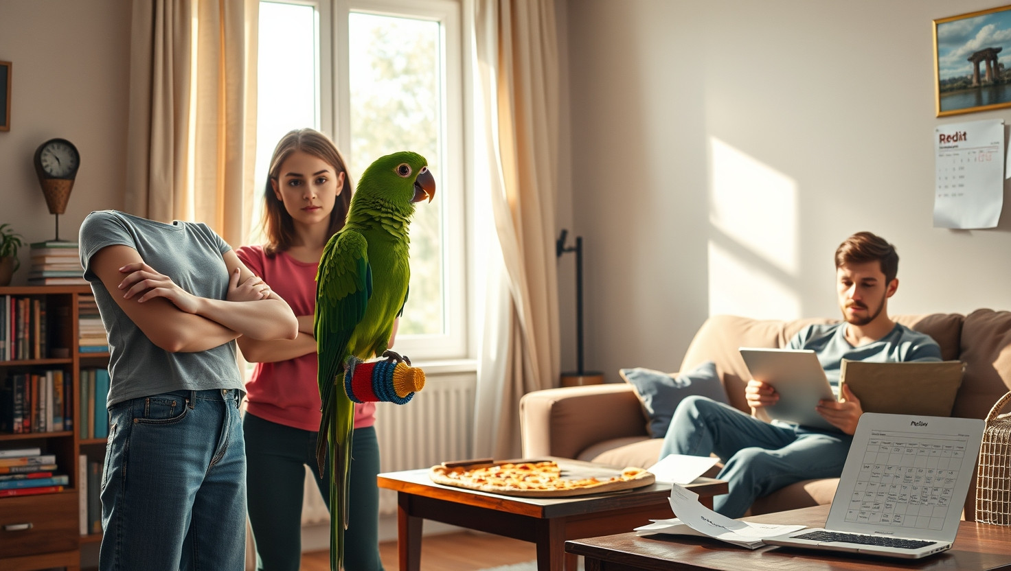 Roommate Adopts High-Maintenance Parrot Without Consulting Me: AITA for Refusing to Share Pet Care Costs?