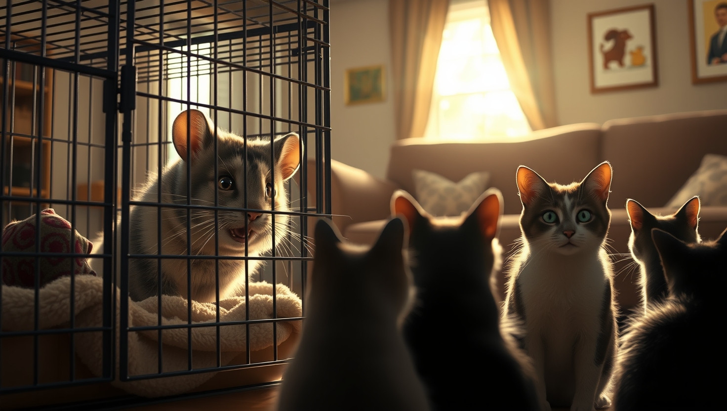 Friend Asks Me to Pet-Sit Aggressive Chinchilla - Risking My Cats Safety. AITA?