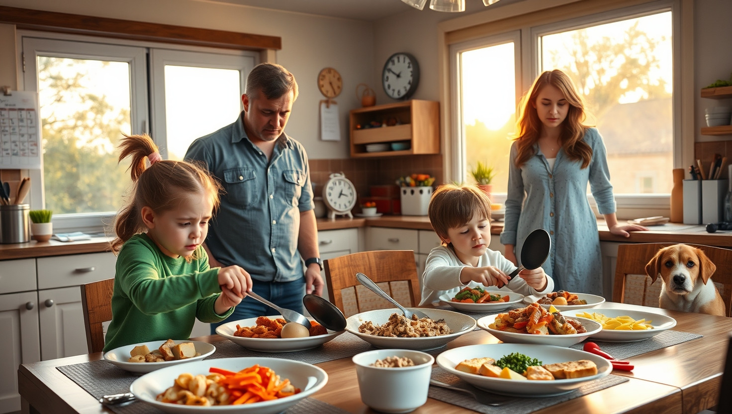 Struggling Dad Sparks Chaos at Dinner Time Due to Lack of Meal Planning