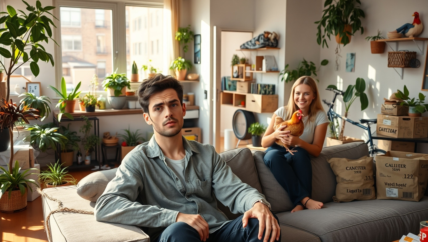 Roommate Wants to Turn Living Room into Chicken Coop: AITA for Refusing?