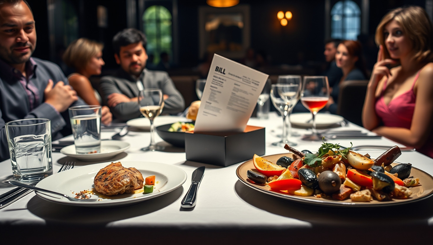 Should I Split Dinner Bill Evenly with Friend Who Ordered More?