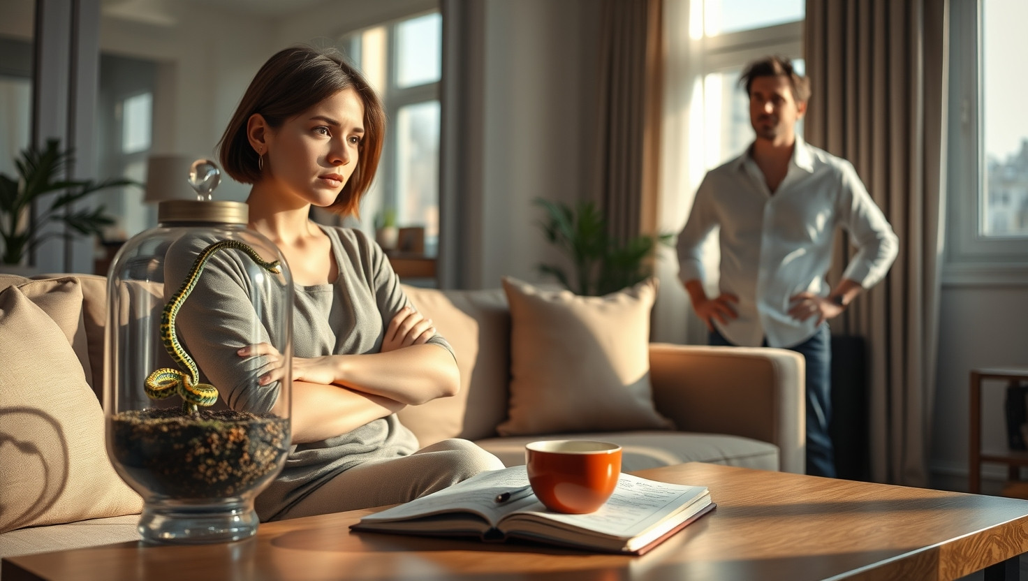 AITAH for wanting a separate room for partners emotional support snake in our new apartment?