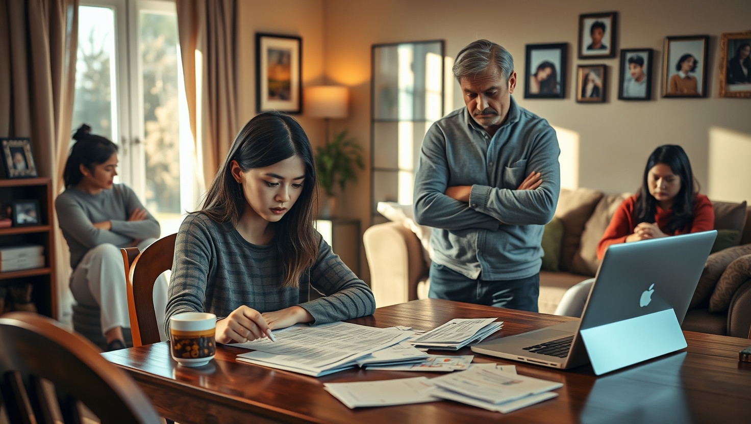 Fairness vs. Family: Unequal Family Expenses Amid Financial Struggles