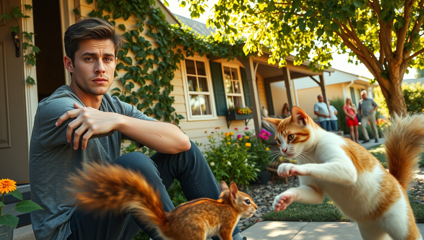 Neighbors Aggressive Cat Scratches Me: Should I Keep Walking It?