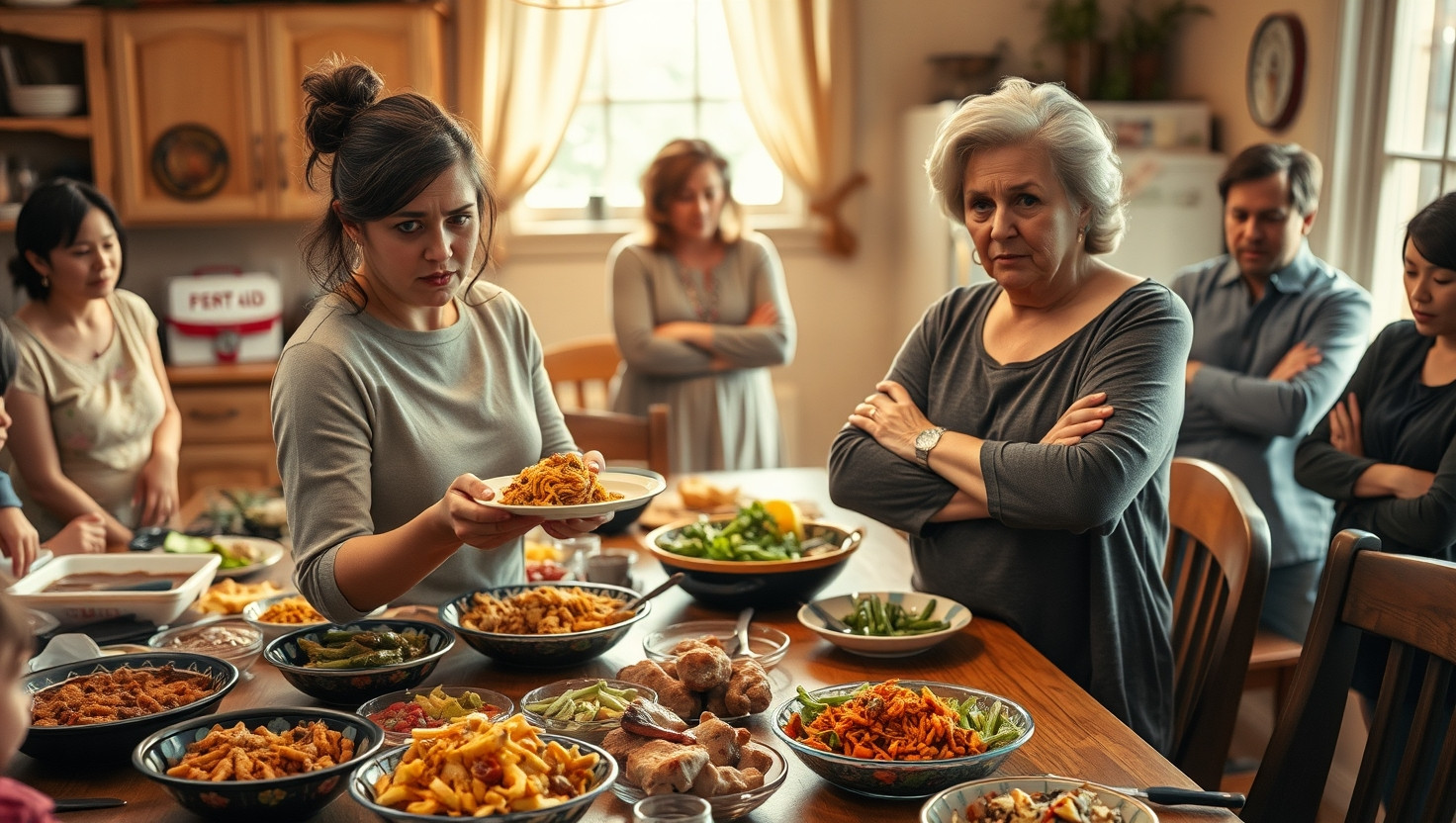 Family Potluck Disaster: AITA for Aunts Food Poisoning?