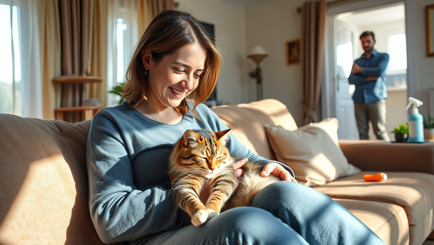 Refusing to Rehome Family Cat Despite Partners Allergies