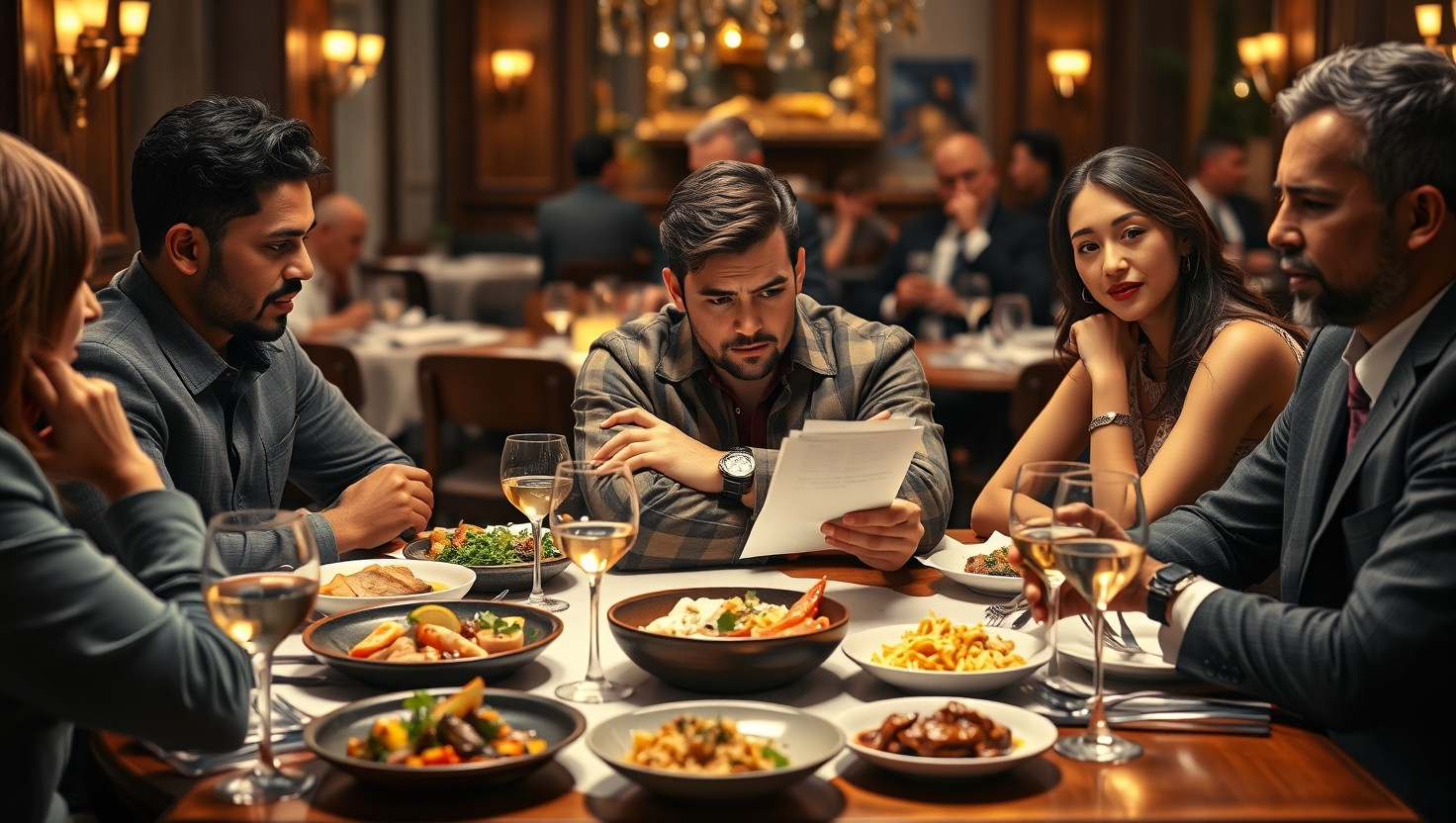 AITA for Refusing to Split Expensive Dinner Bill Evenly with Friends?