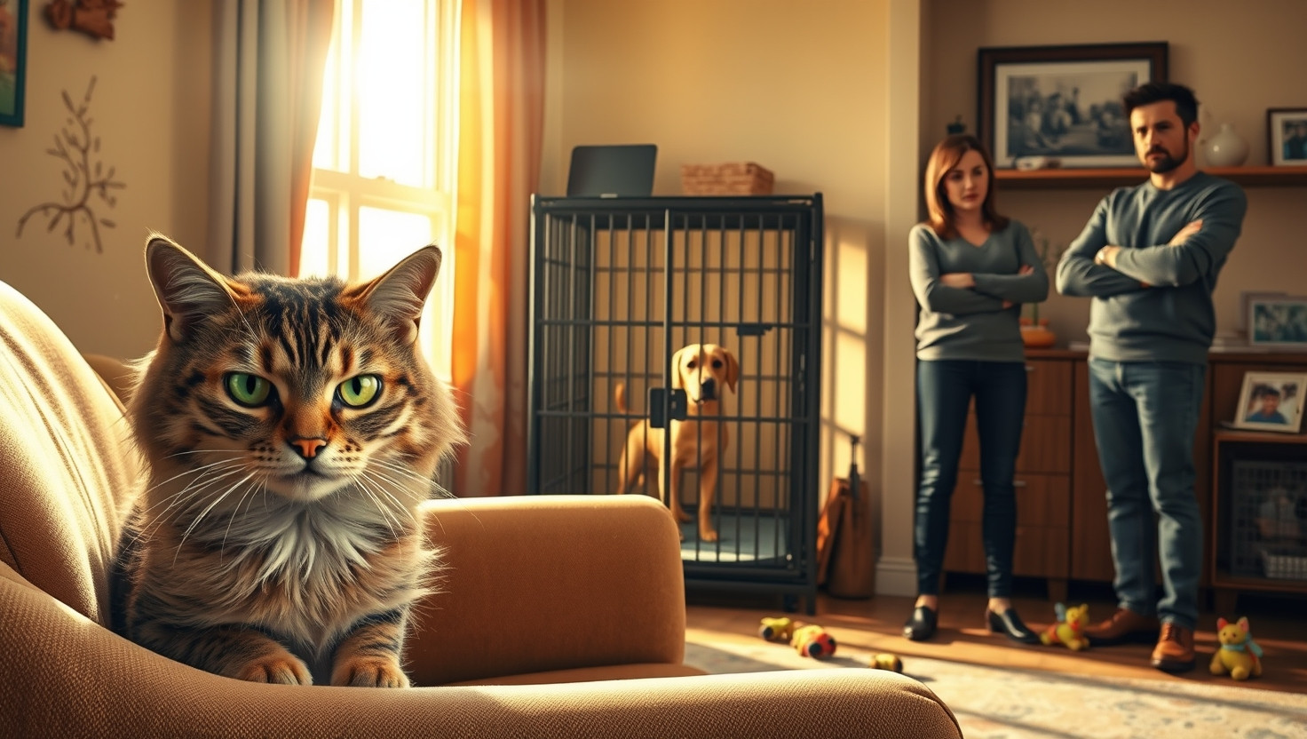 Neighbors Dog vs. Cat: Dilemma of Aggressive Behavior