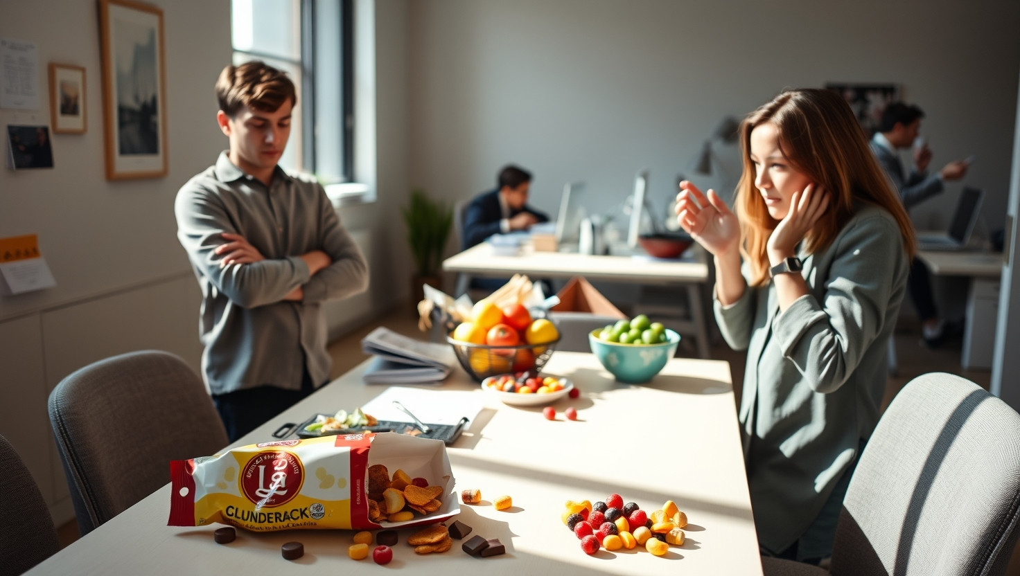 Office Snack Drama: AITA for Confronting Freeloading Coworker?