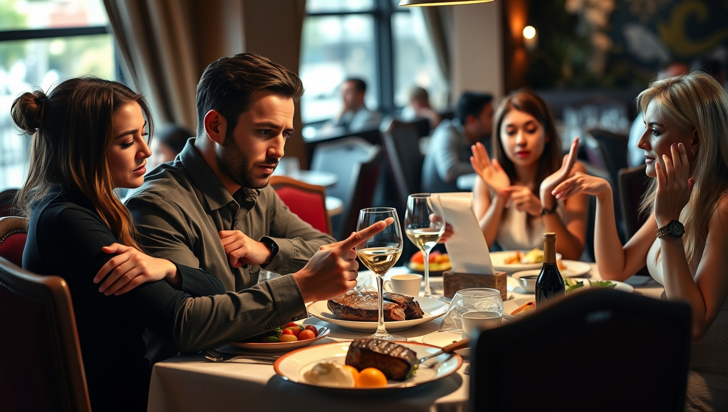 Fairness Over Friendship: AITA for Insisting on Separate Bills at Dinner with Friends?