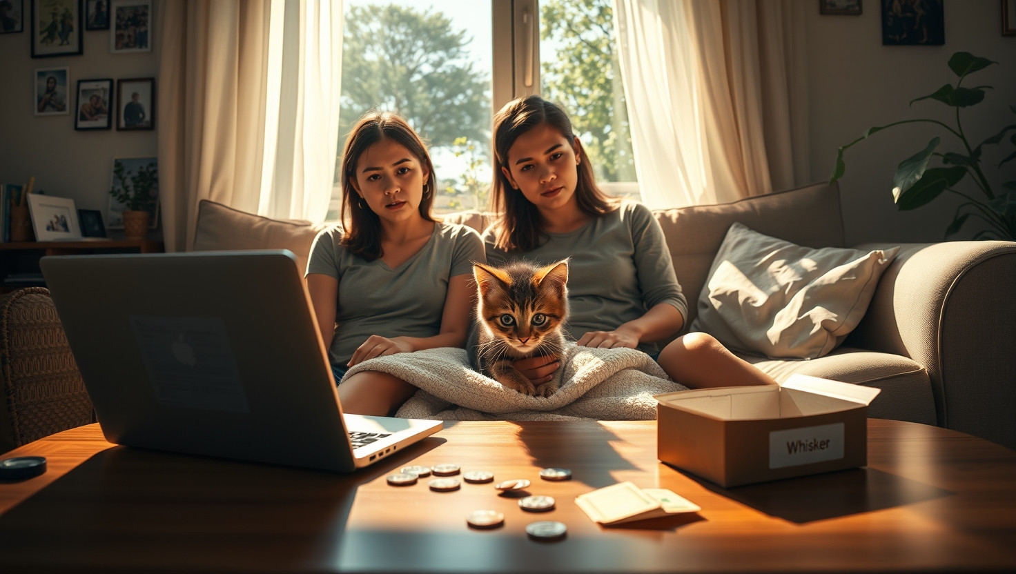 AITA for Asking Roommate to Split Vet Expenses for Shared Pet Despite Financial Struggles?