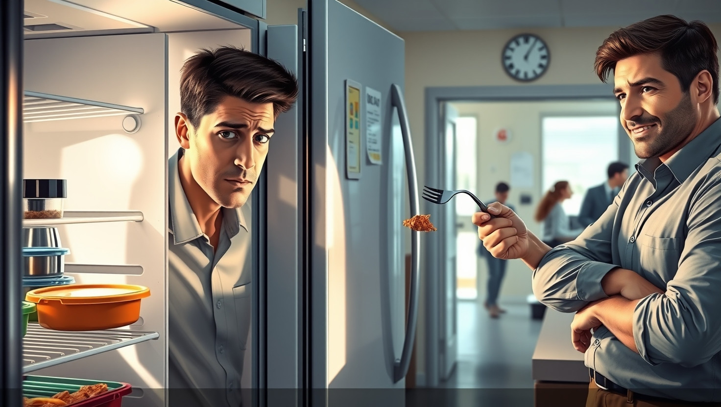 Coworker Caught Stealing Meal Prep from Fridge: AITA for Confronting Him?