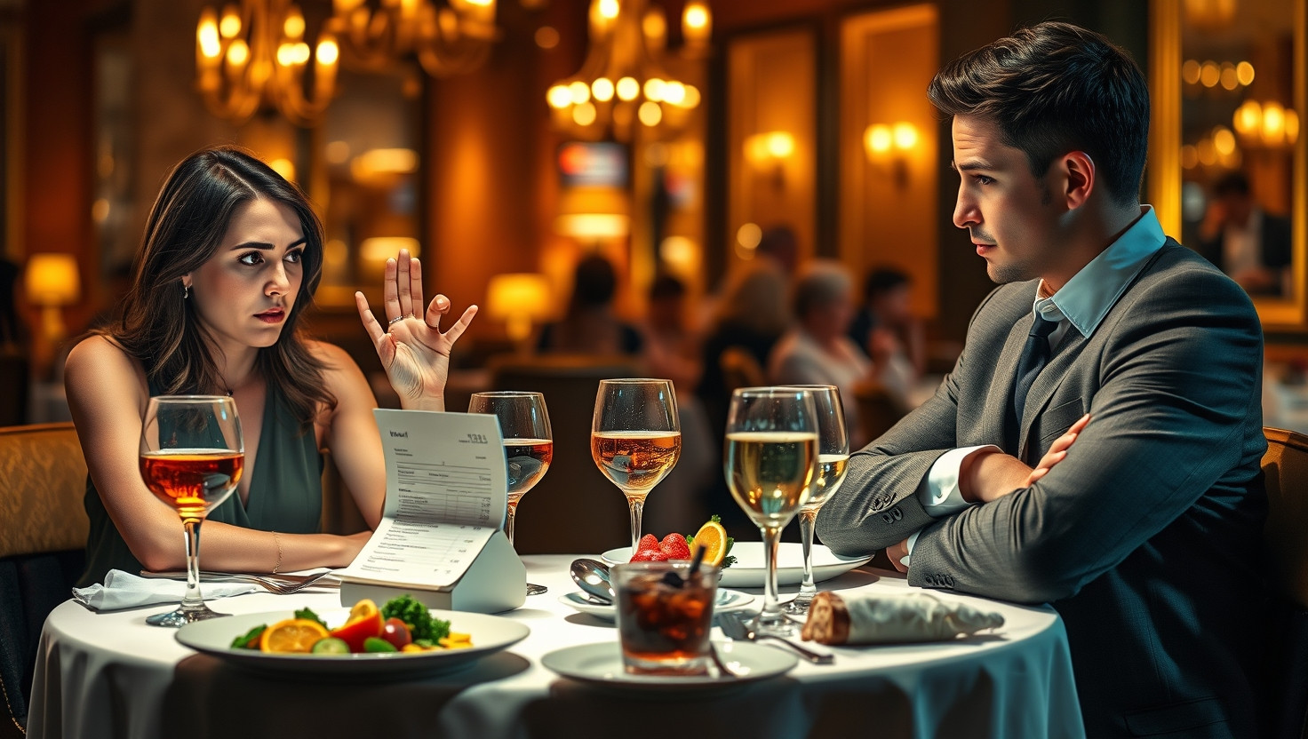 Should I Ask My Friend to Pay for Their Expensive Extras at Our Split Bill Dinner?