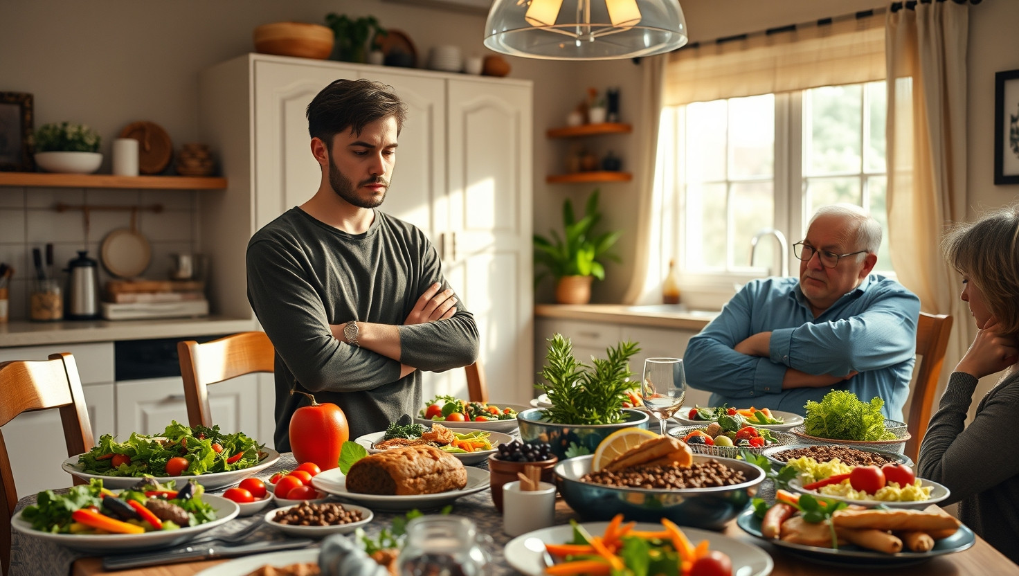 Family Drama Unfolds at Vegan Dinner: AITA for Insisting They Attend Despite Preferences?
