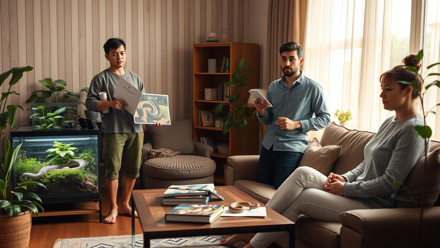 AITA for denying my partners dream of adopting a rescue snake due to my fear?