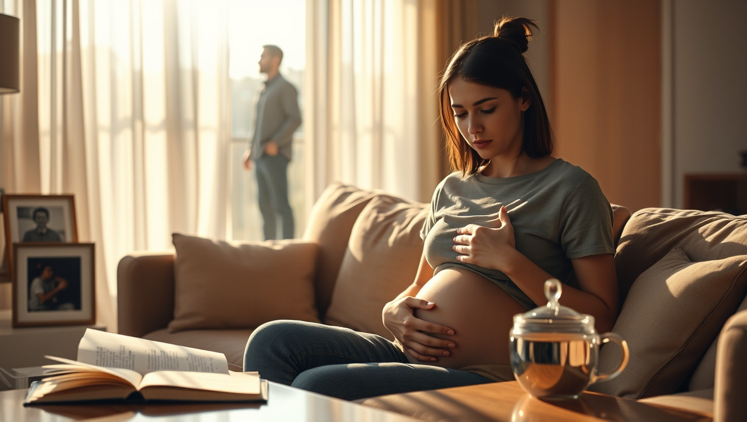 Struggling Relationship: Pregnant Woman Contemplates Sharing News With Partner