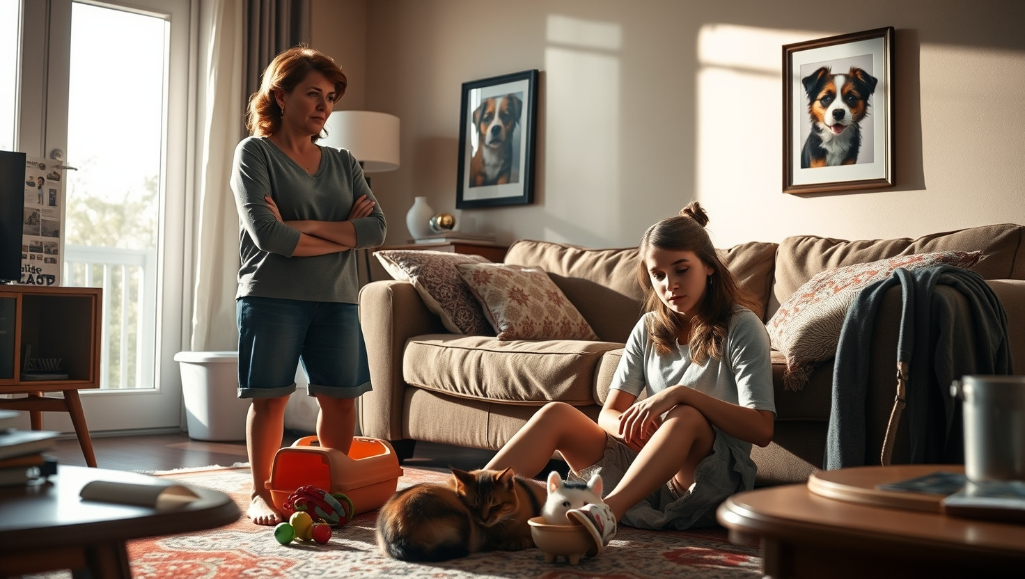 Refusing Daughters Dog Adoption After Cat Neglect: AITA?