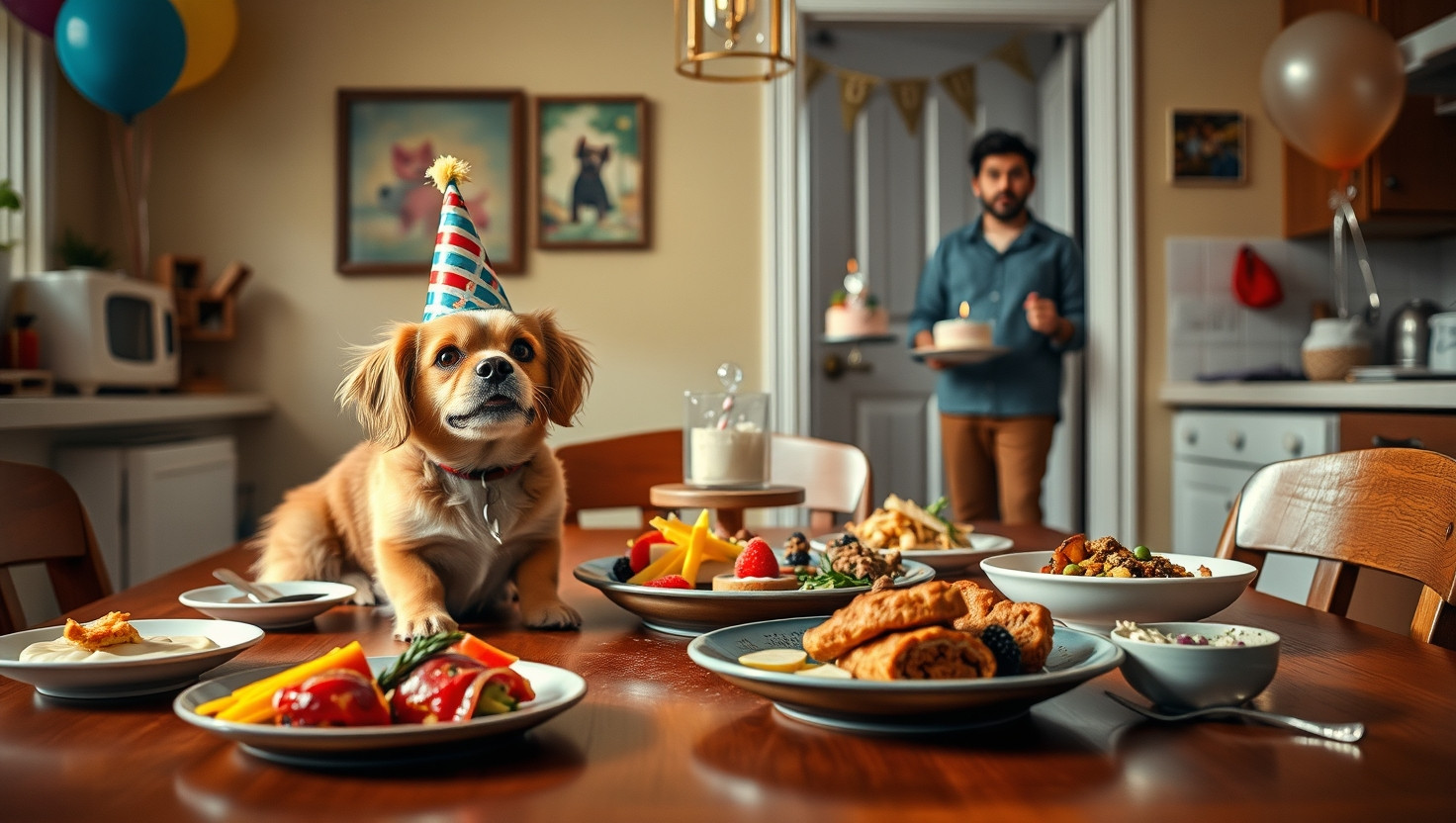 Dog gets five-course meal while partners birthday forgotten: AITA?