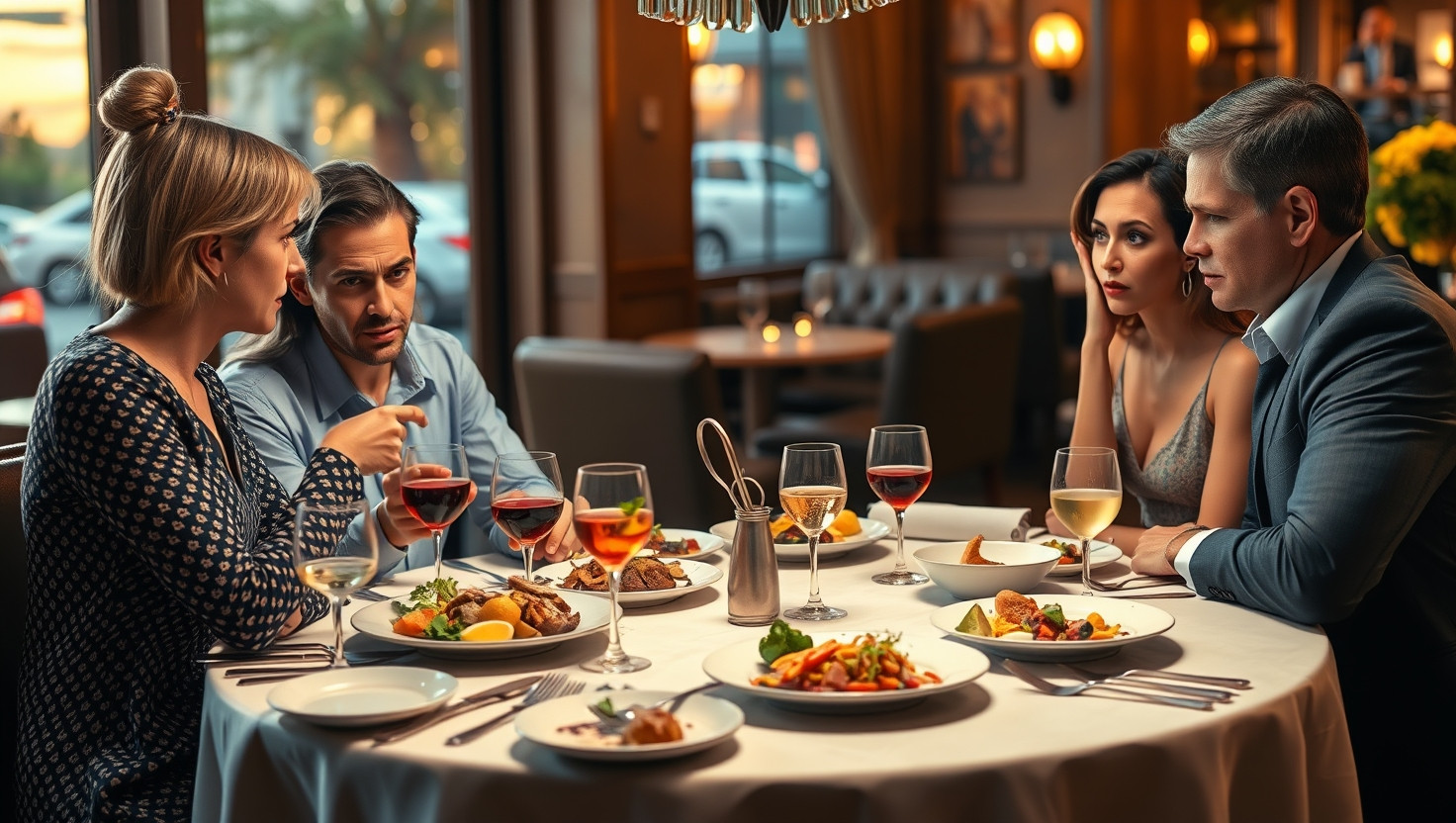 AITA for Refusing to Split Dinner Bill Equally with Friends Over Expensive Orders?