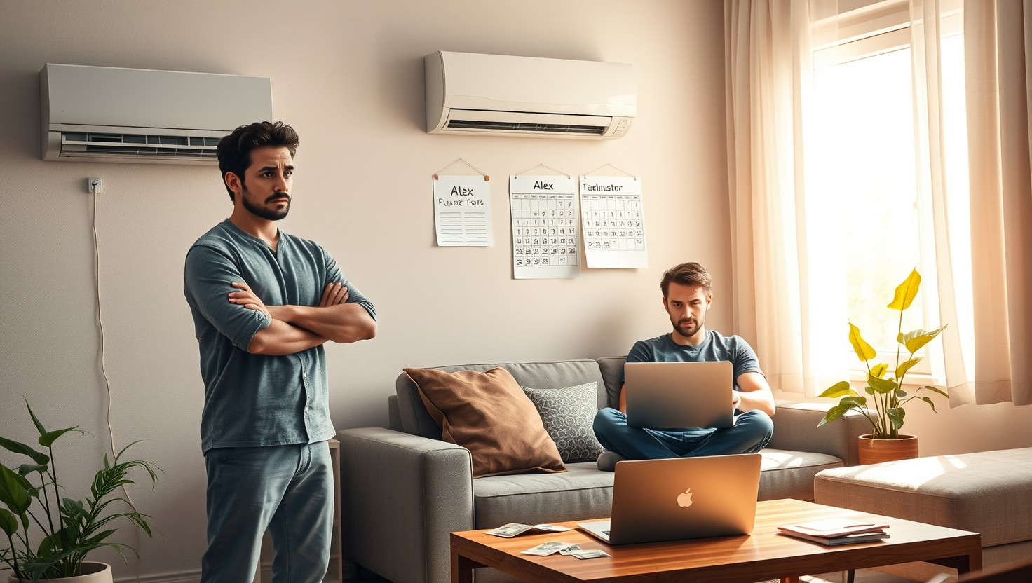 Roommate Dispute: Should I Split Rent Equally Despite AC Bill Dispute?