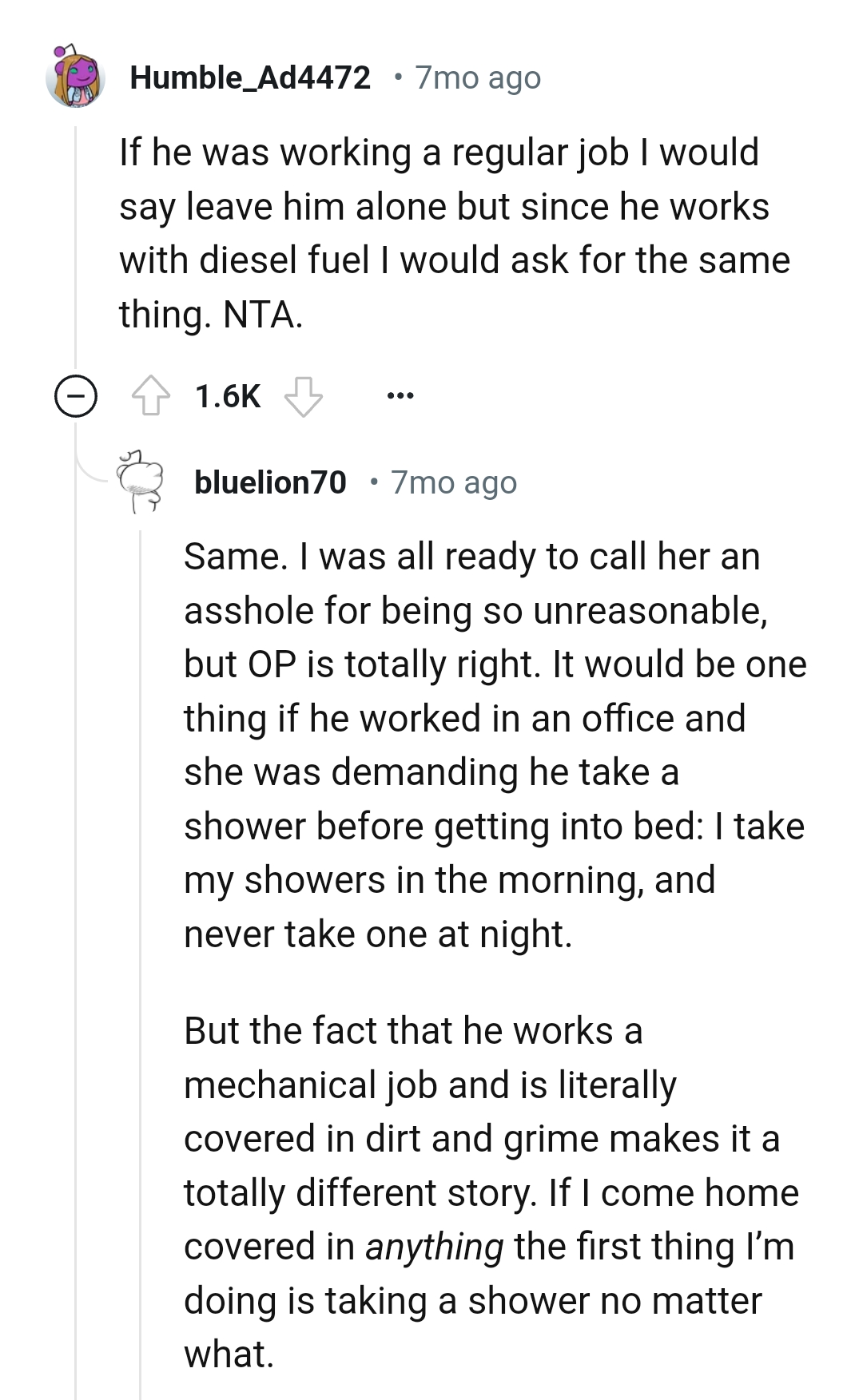 This Redditor would ask the same thing if she were the OP