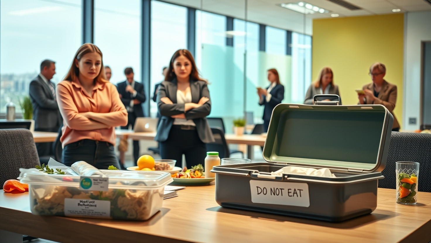 Office Lunch Thief: Should I Refuse to Drive Her Home?