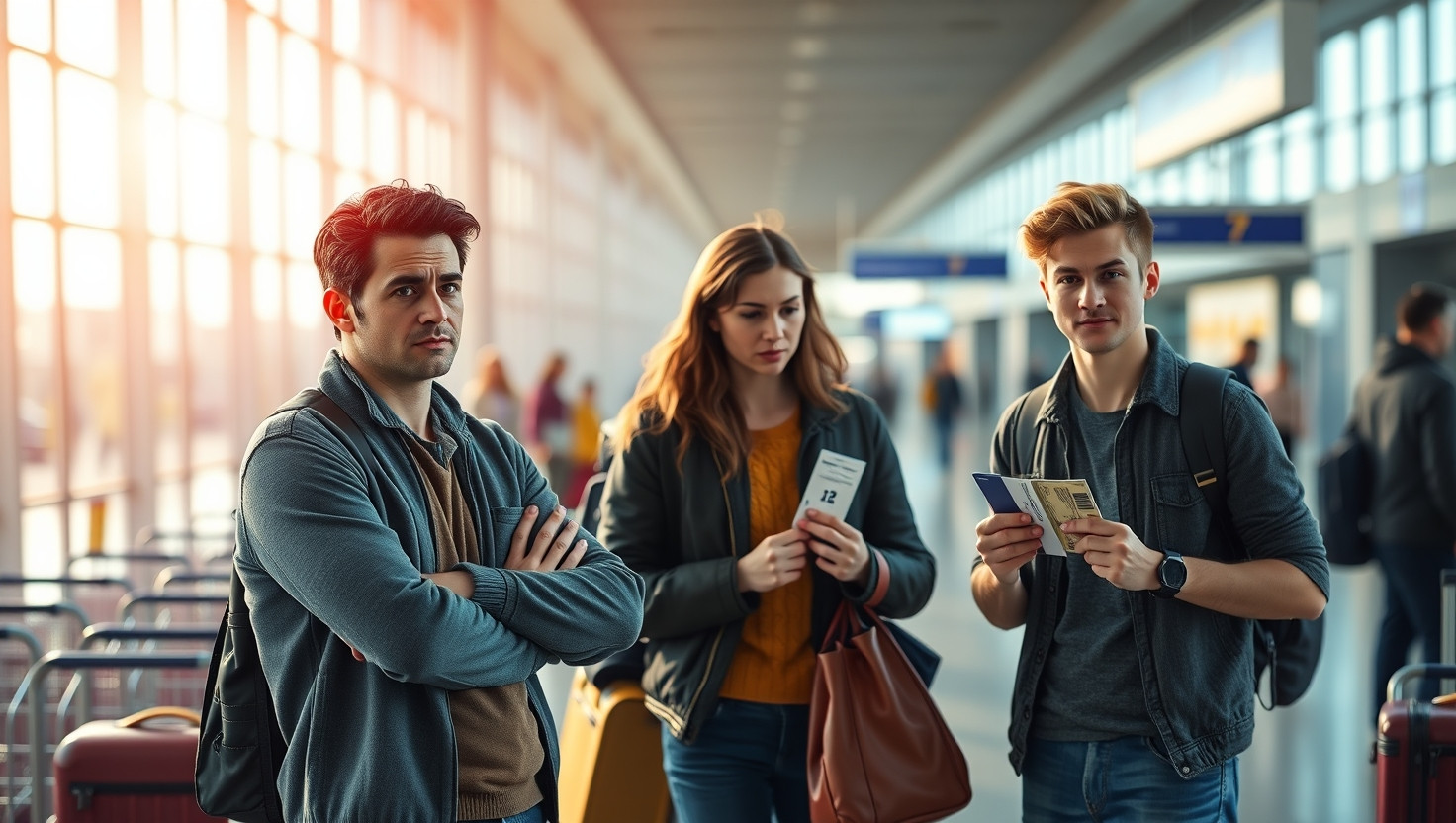 Friends Unexpectedly Upgrade to First Class Without Consulting Me - AITA for Refusing to Split the Cost?