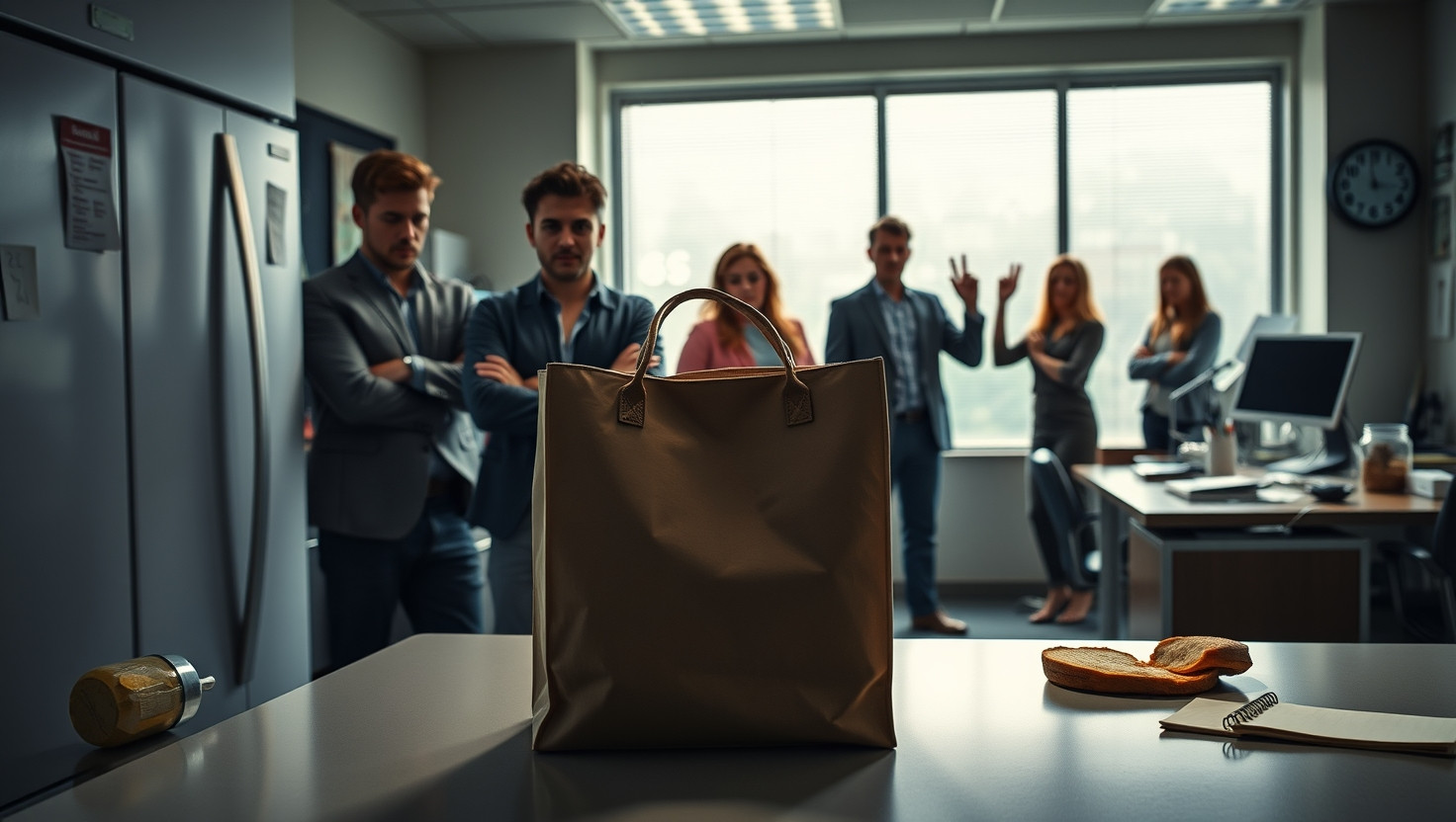 Coworker Accused of Lunch Theft Sparks Office Drama