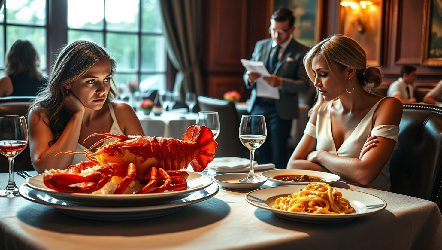 Friend Upgrades to Pricey Lobster Dish Without Warning, AITA for Refusing Equal Split?