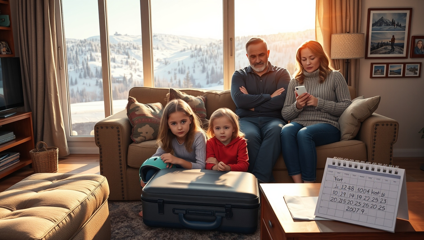 Struggling to Choose: Family Ski Trip or Work Deadline?