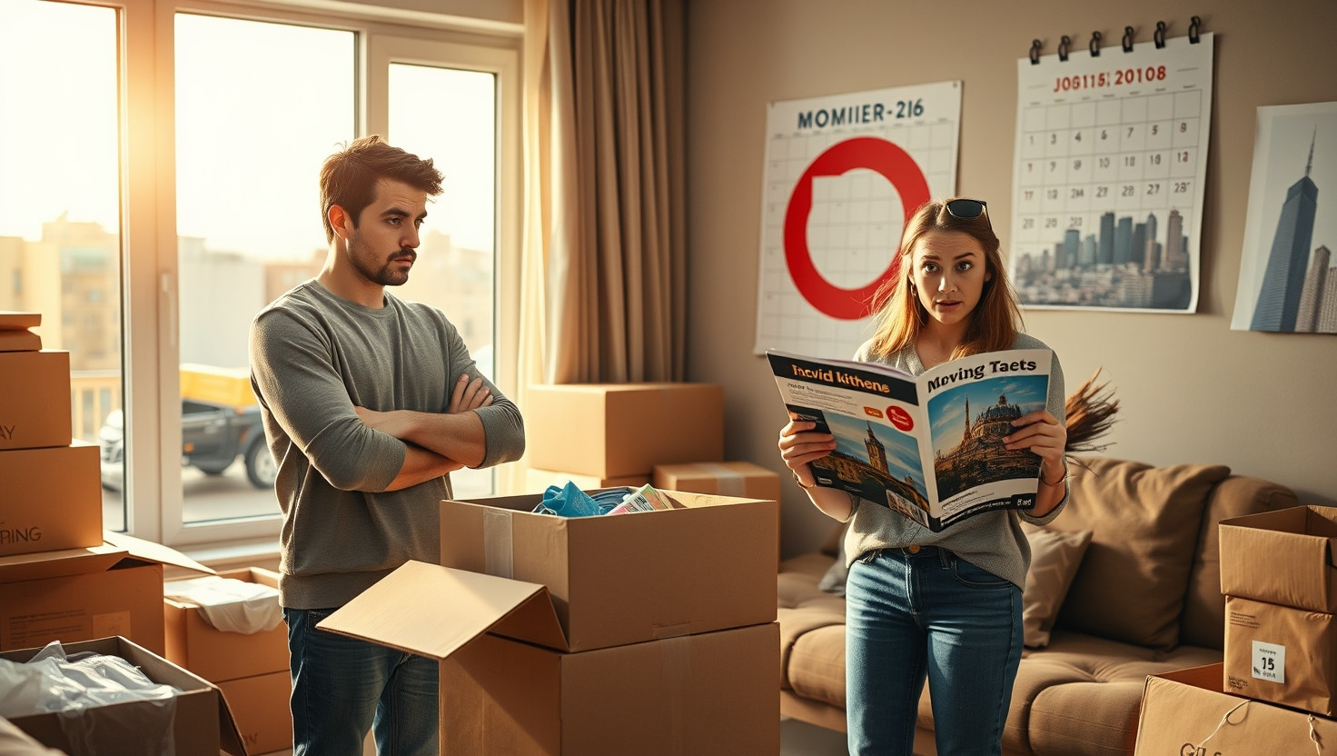 AITA for sticking to our moving plan over my friends spontaneous travel?