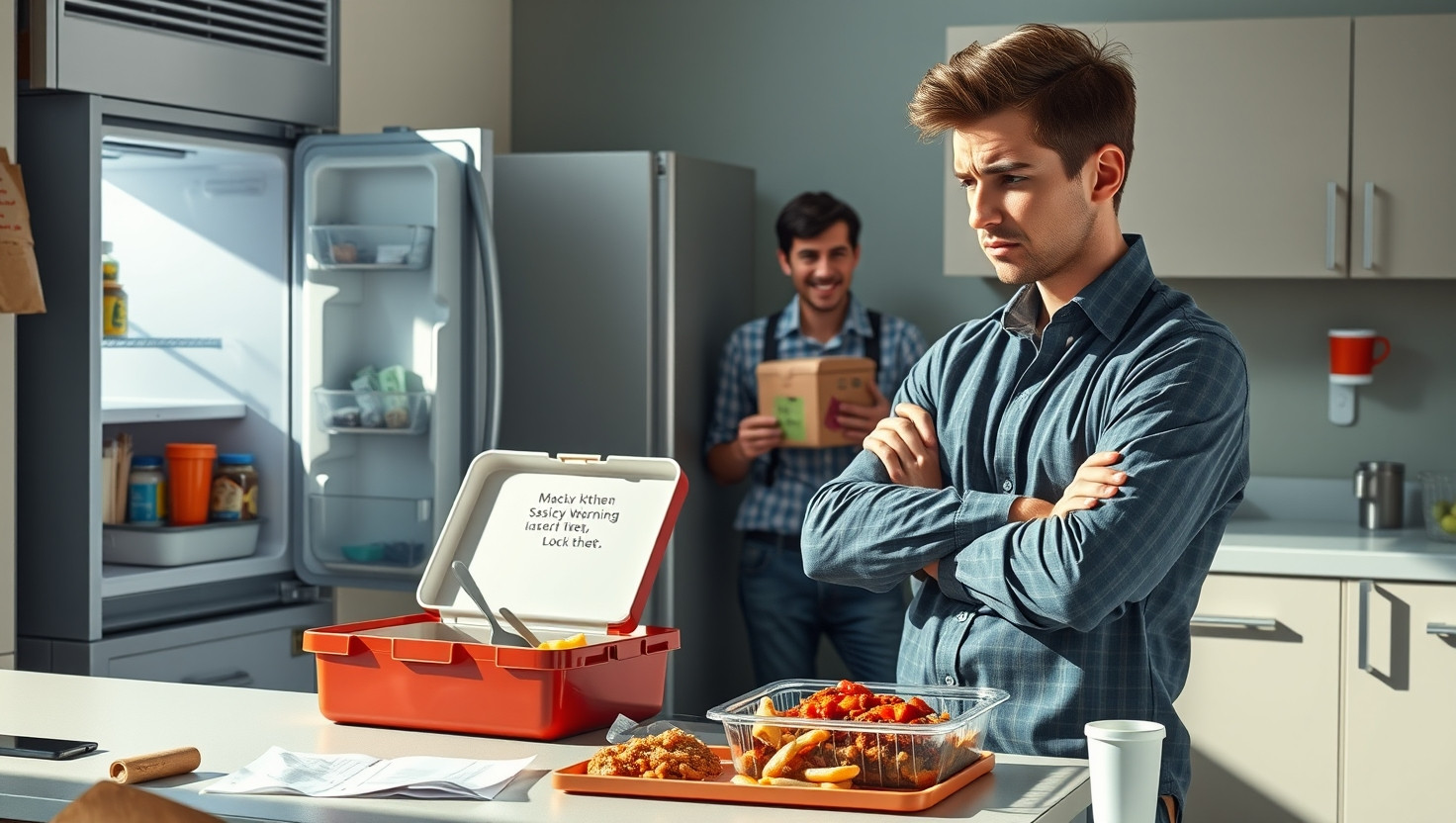 Office Lunch Thief Exposed: Confronting Coworker for Daily Meal Theft