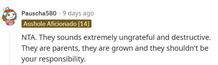 Parenthood doesn't absolve them of being responsible roommates, and it's high time they face the consequences of their actions.