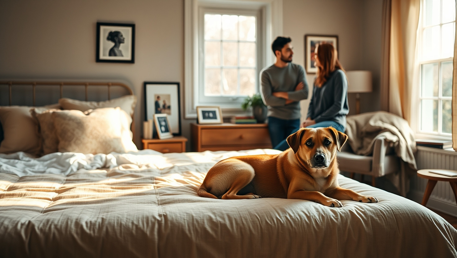 Am I Wrong for Not Allowing Partners Therapy Dog in Our Bed?