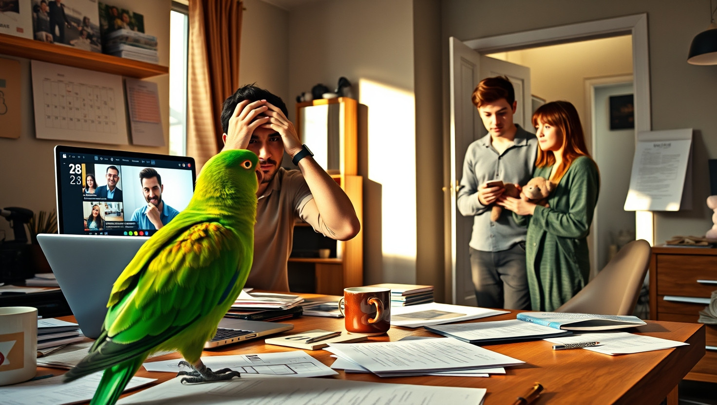 Struggling with Partners Emotional Support Parrot in Shared Workspace: AITAH?