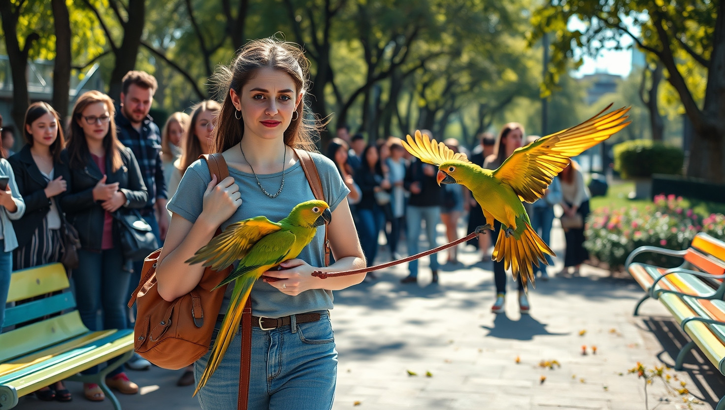 Neighbors Mischievous Parrot Causes Public Embarrassment: AITA for Refusing to Walk It?