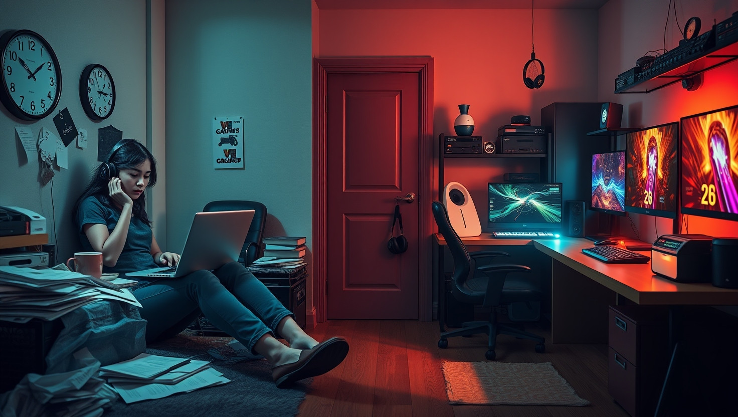 Roommate Turns Apartment into Noisy Gaming Den: Should I Refuse to Split Rent?