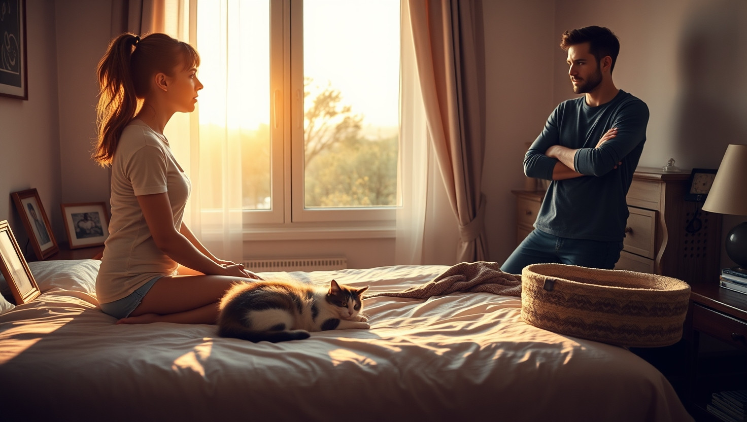 Debating Cat Nap: AITA for Banning Boyfriends Feline from Our Bed?