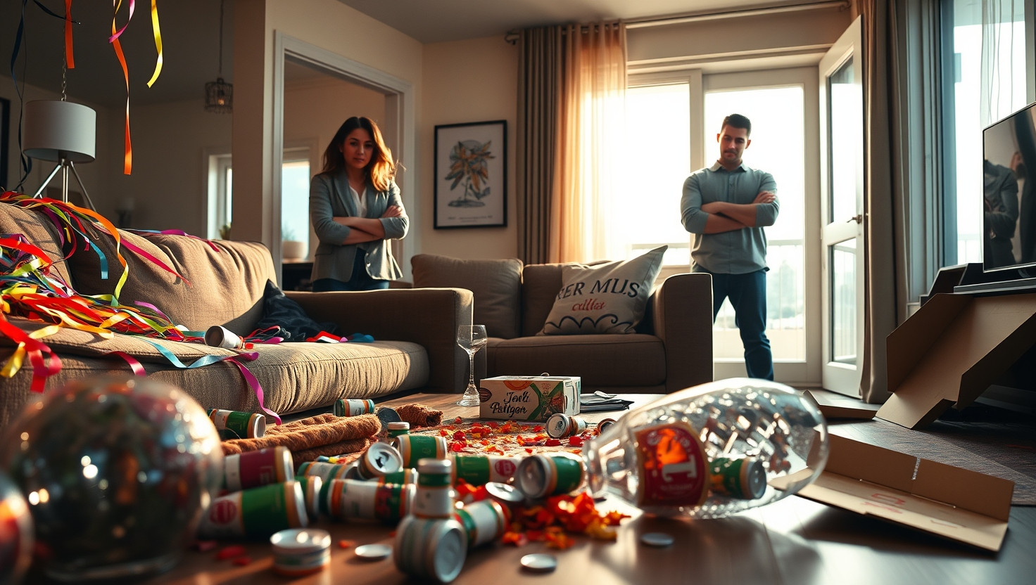 Should My Housemate Pay for Damages After Their Wild Party? AITA?