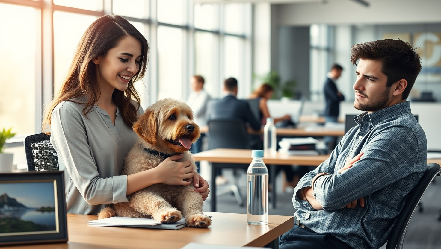 Office Tension: AITA for Bringing a Therapy Dog to Work Despite Coworkers Allergies?