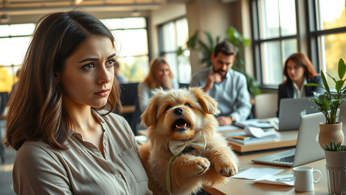 Should I Report My Coworkers Disruptive Emotional Support Dog to HR?