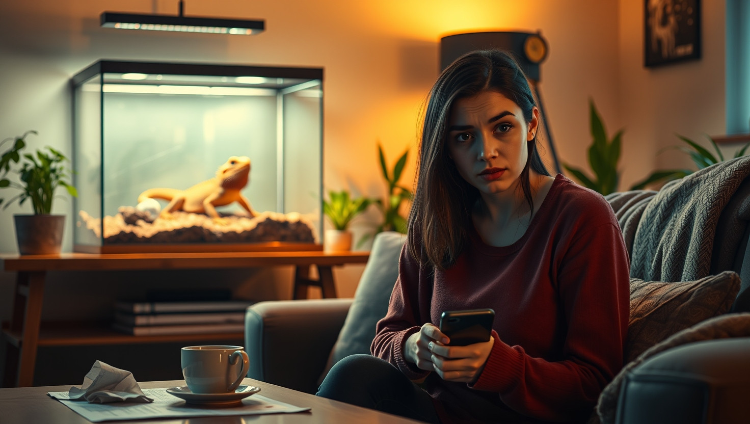 Struggling to Babysit Partners Misbehaving Lizard: AITA?