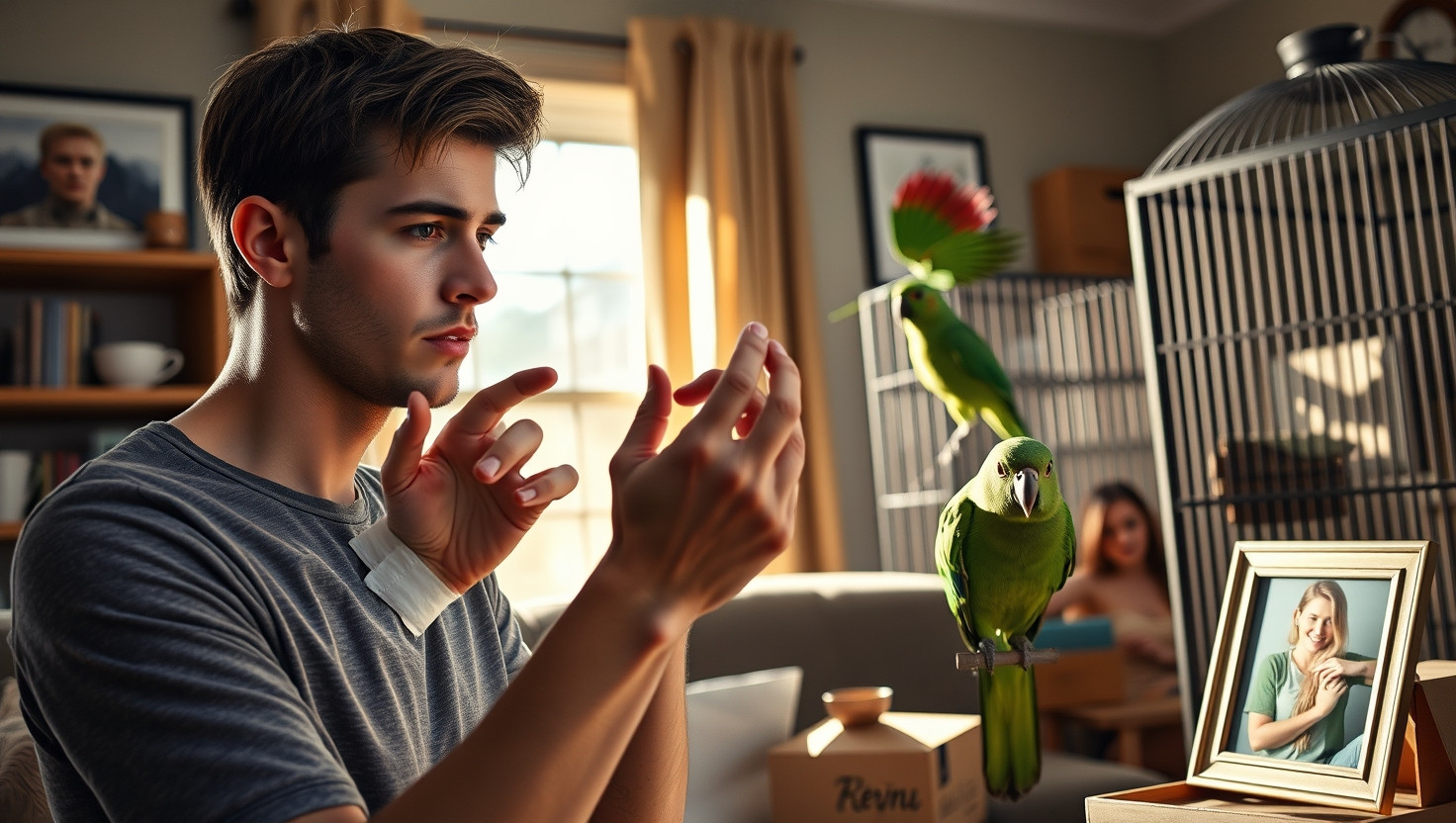 Considering Rehoming Girlfriends Aggressive Parrot After It Bit Me - AITA?